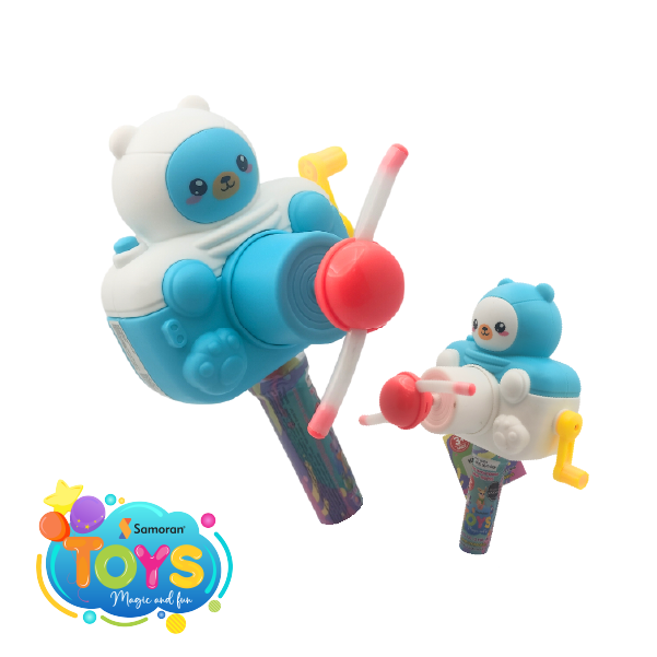 Display de 12 figuras Bear Fan Camera Light con dulces