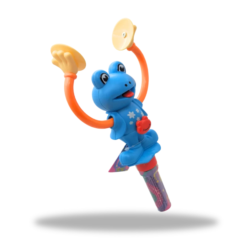 Juguete Happy Animal Clap Tipo Azul con dulces